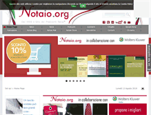 Tablet Screenshot of notaio.org